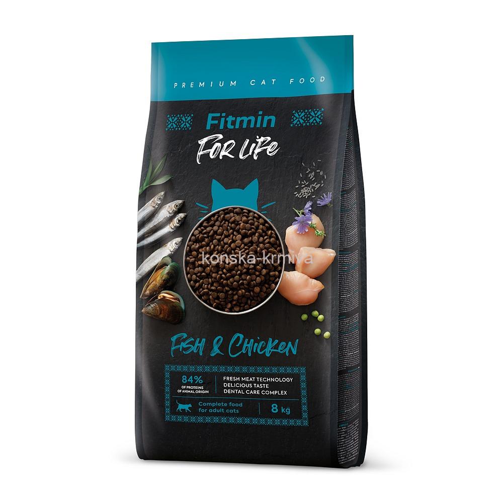 Fitmin For Life Cat FISH and CHICKEN 1,8kg