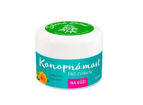 Konopná mast na kůži pro zvířata
