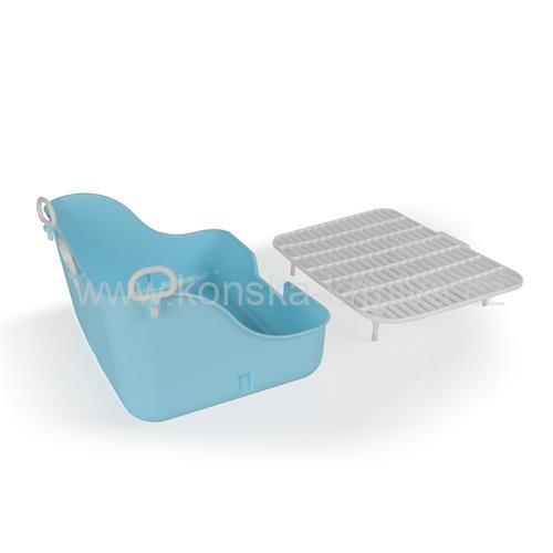 Toaleta pro králíky s roštem 