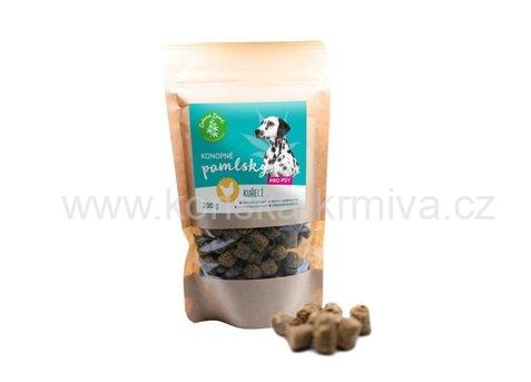 Konopné pamlsky pro psy - kuře 200g