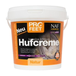 NAF Pro Feet Hoof moist (Hufcreme) - přírodní mast na kopyta, kyblík 900g 