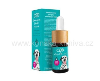 CBD olej pro psy a kočky 5% - 10ml