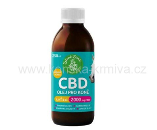 CBD olej pro koně EXTRA 2000mg - 250ml