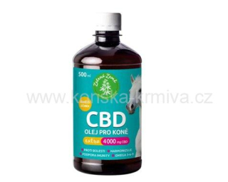 CBD olej pro koně EXTRA 4000mg - 500ml
