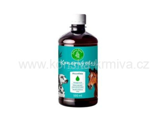 Konopný olej pro zvířata - 500ml