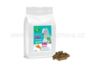 CBD pamlsky pro koně - mrkev 500g