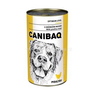 CANIBAQ konzerva pro psy - drůbež 1250 g