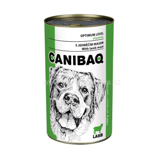 CANIBAQ konzerva pro psy - jehněčí 1250 g