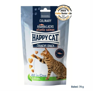 Happy Cat - Culinary Crunchy Snack Losos 70g