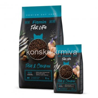Fitmin For Life Cat FISH and CHICKEN 8kg
